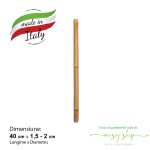 Bat din bambus pentru masaj 40 cm (1,5-2 cm grosime), natur (Italia)
