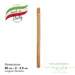 Bat din bambus pentru masaj 60 cm (2-2,5 cm grosime), natur (Italia)