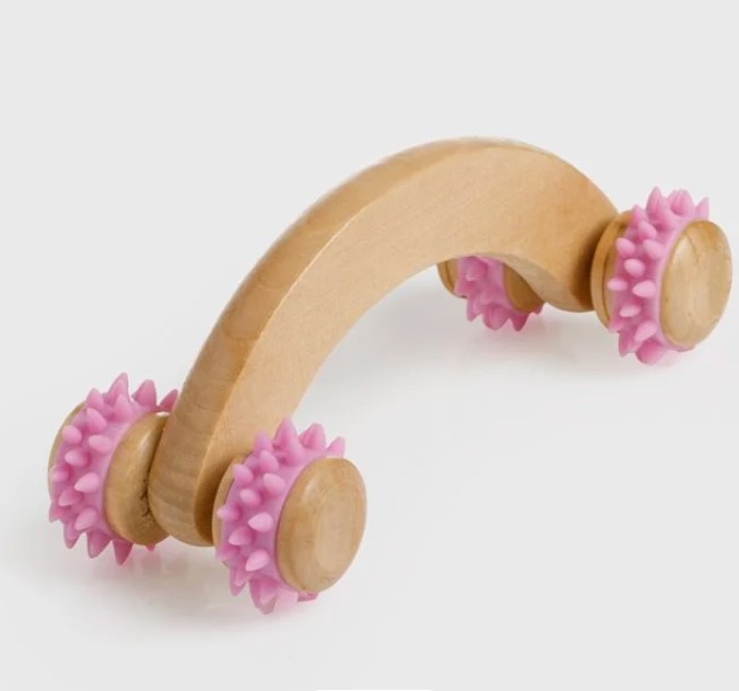 rola_masaj_2role_masajshop_betebambus_maderotherapy_happytour Rolă de masaj pentru relaxare și eliberare a stresului - Roller Masaj Corp ROZ - imagine 1
